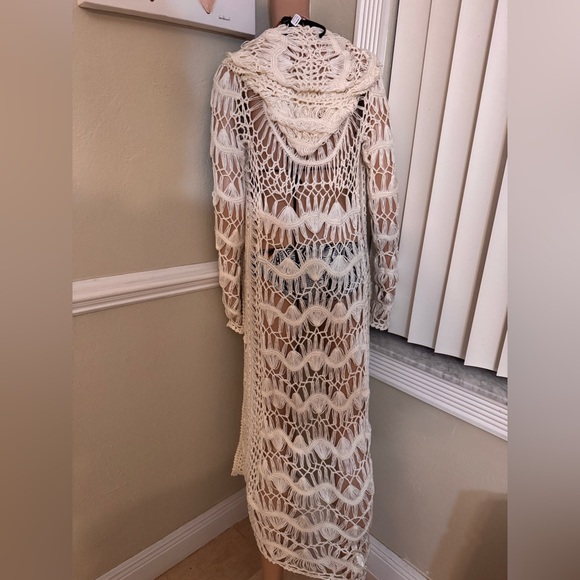 MESKITA CROCHET MINI HOODIE ONE SIZE - Picture 10 of 13